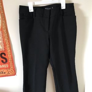 New York and company black flare work pants
